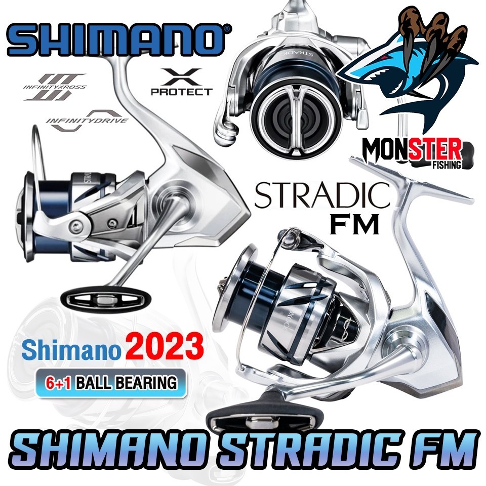 รอกตกปลา รอกสปินนิ่ง SHIMANO STRADIC FM ปี 2023 รุ่นใหม่ (มีให้เลือกหลายเบอร์)