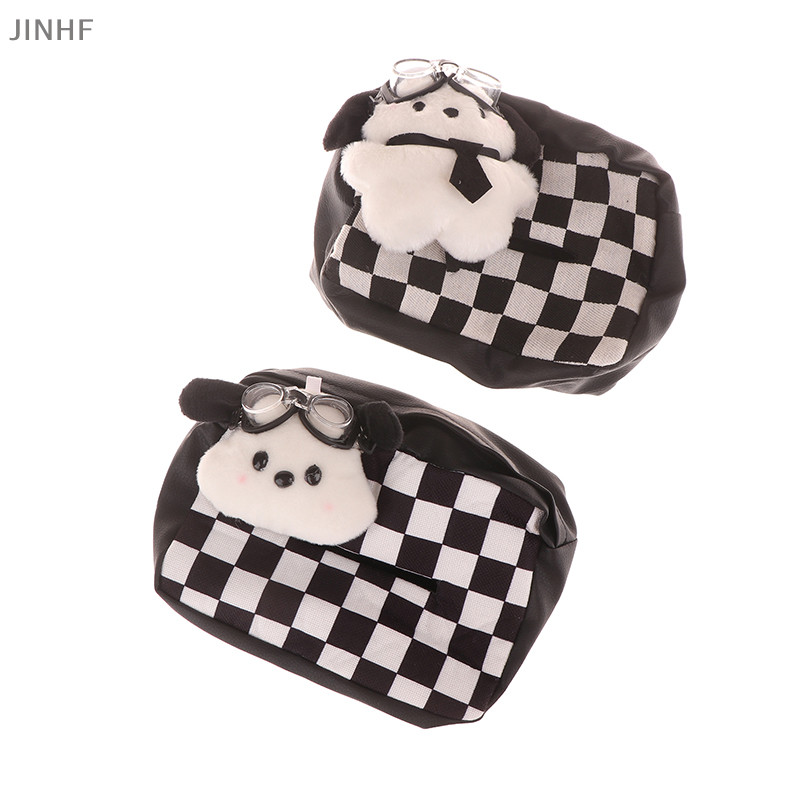 [BestBuyshop] Kawaii Sanrio Pochacco รถกล่องกระดาษทิชชูที่นั่งกลับกล่องกระดาษทิชชูกรณีผ้าเช็ดปากคอนเทนเนอร์ Organizer ผู้ถือกระดาษชําระ Auto ภายในใหม่สต็อก