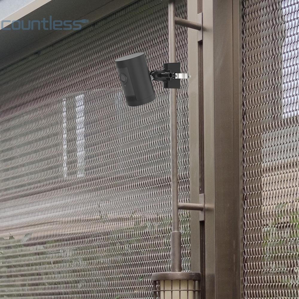 ขายึดกล้องท่อยึดขายึดขายึดกล้องแบบปรับได้ขายึดเสา 360° Rotation for Ring Stick Up Cam/Ring Spotlight Cam [counterless.th]