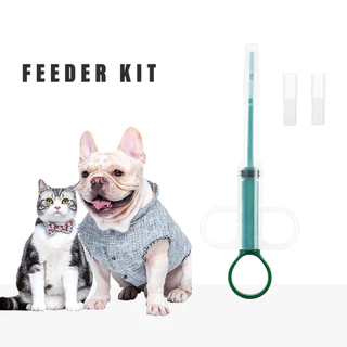เครื่องให้อาหารสัตว์เลี้ยง ที่ป้อนยา​แมว​ ป้อนยาสุนัข​ ป้อนนม​ ป้อนน้ำ Feeders