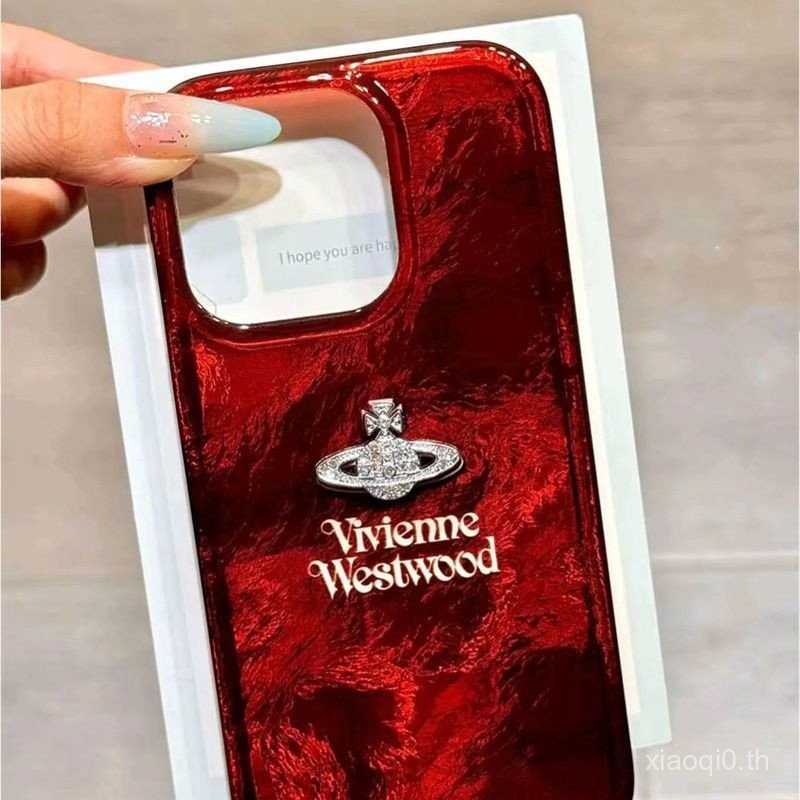 เคสโทรศัพท์มือถือสำหรับ iPhone 7 8 x XS XR xsmax 11 12 13 14 15 Pro Max PLUS วินเทจไวน์แดงแพลนเน็ตสามมิติเคสนิ่มมีรูใหญ่เคสป้องกันการตกกระแทกทั้งเครื่องเปลือก0fwf