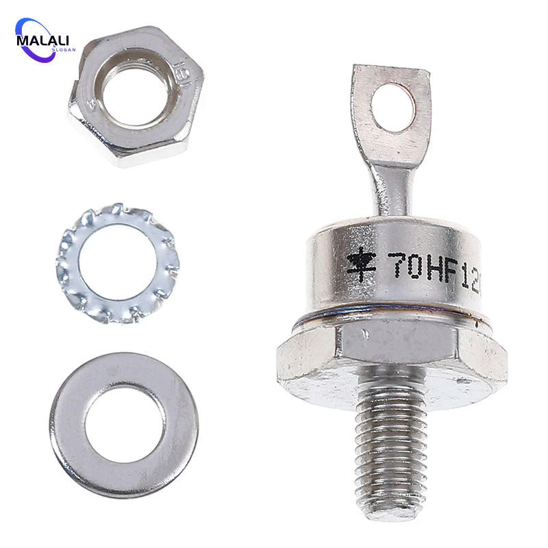 1 ชิ้น 70HF120 70A 1200V High Power Rectifier โลหะสตั๊ดประเภท Rectifier ไดโอดอุปกรณ์เสริม