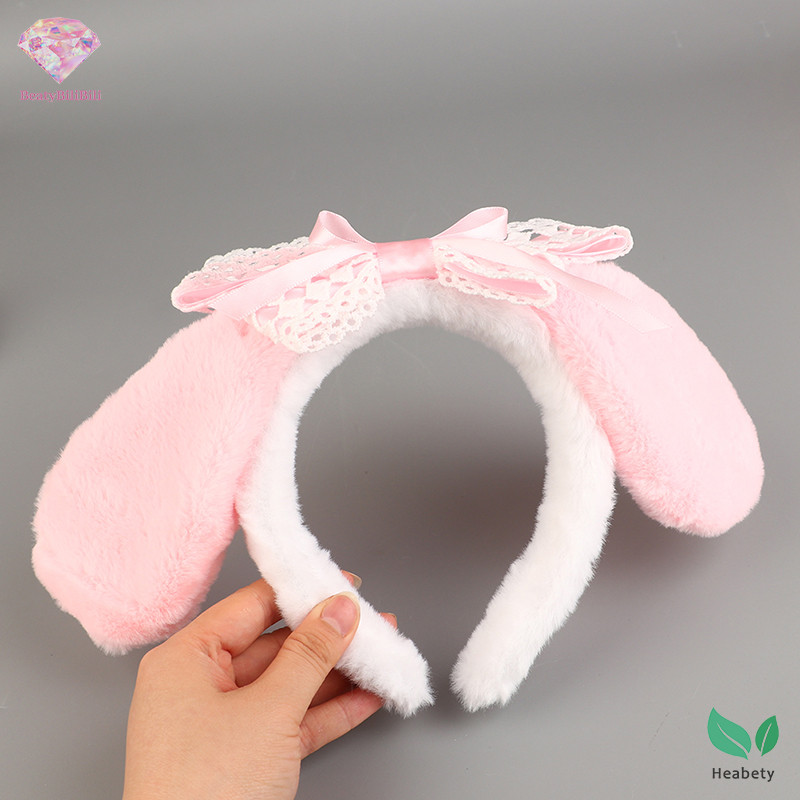 Heabety Kawaii สําหรับ Sanrioed Plush อะนิเมะน่ารักการ์ตูนใหม่หูอุปกรณ์เสริมผมของขวัญหยก Gui สุนัขหูใหญ่ผม Band ใหม่