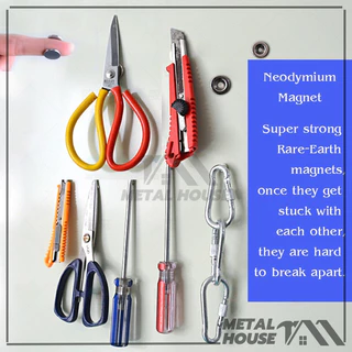 Magnet Neodymium แม่เหล็ก แม่เหล็กทรงสี่เหลี่ยม 6 ตัวเลือก พร้อมส่ง