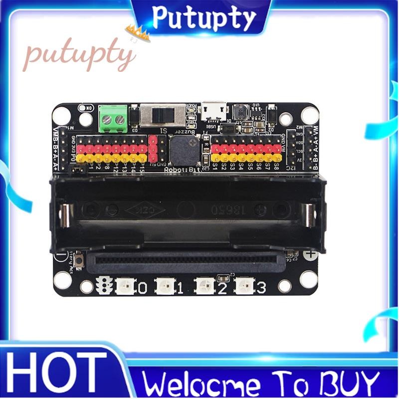 Punty Micro: บอร์ดขยายบิต Robotbit V2.0 รองรับ Makecode Offline Programming สําหรับ Micro:bit บอร์ดข