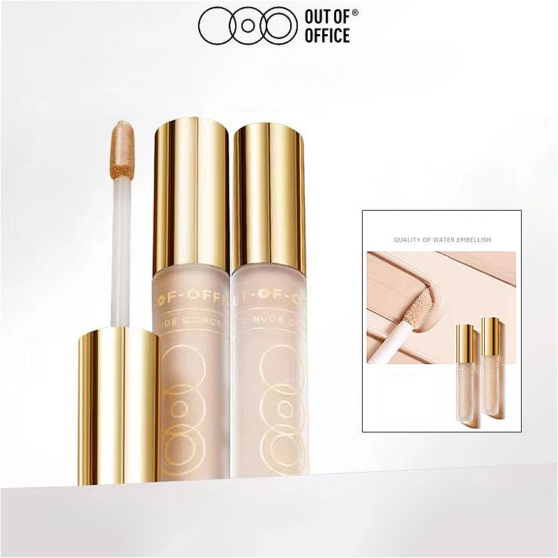 OUTOFOFFICE แสงคอนซีลเลอร์และเงา Camellia คอนซีลเลอร์ของเหลว CONTOUR ครอบคลุมจุดและวงกลมม่วง ooo ไฮไ