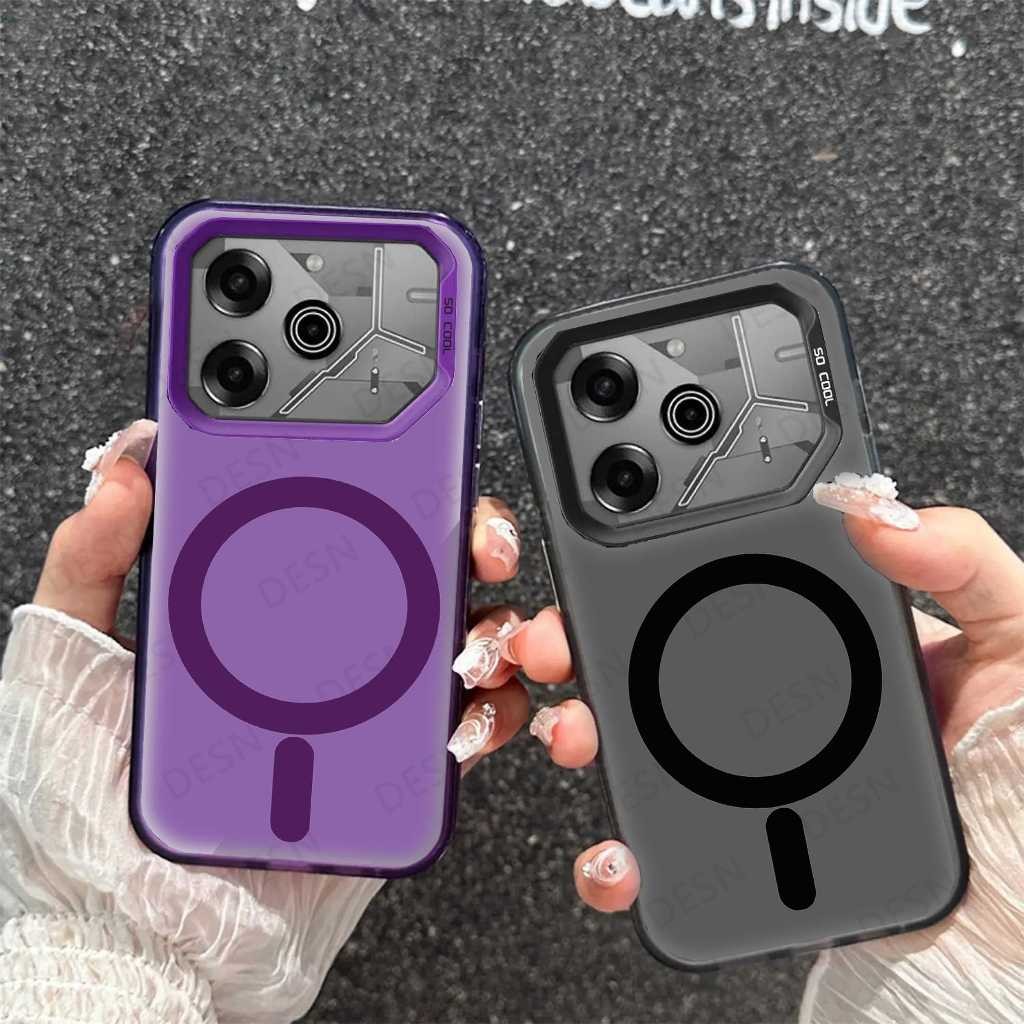 เคสโทรศัพท์สําหรับ Tecno Pova 6 Pro Li9 กรณี Tecno Pova 6 Li7 5 4 3 เคสโทรศัพท์ Matte Anti Drop นุ่ม