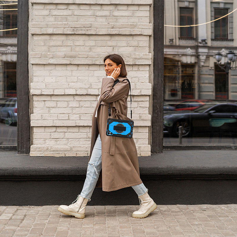 สําหรับ Redmi Pad Pro 12.1 2024 Xiaomi Poco Pad 12.1 นิ้ว 360° ฝาครอบขาตั้งที่จับหมุนได้ เคสกันกระแทกสําหรับงานหนักพร้อมสายคล้องมือ - รูปที่ 2