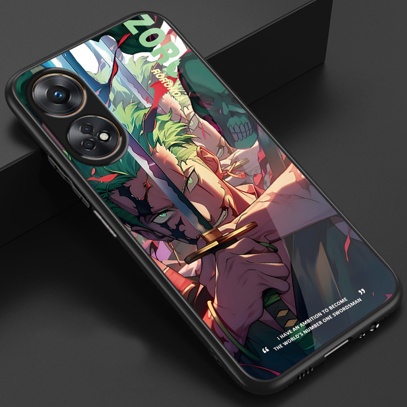 เคสกระจก OPPO reno 8T 4G / reno 8T 5g เคสกระจกนิรภัยฮาร์ดฝาหลังขอบซิลิคอนอ่อน ราคา ถูกที่สุด ดีลบีเคเค แกลเลอรีภาพที่ 4