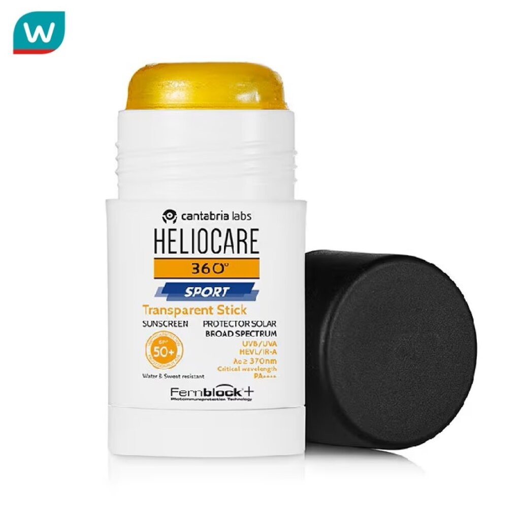 Heliocare เฮลิโอแคร์ 360 สปอร์ต ทรานส์พาเรนท์ สติ๊ก SPF50+ ขนาด 25 กรัม