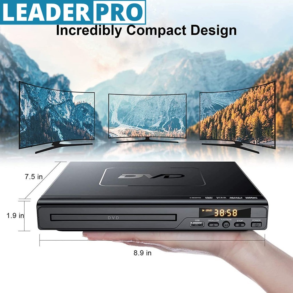 Hd 1080P เครื่องเล่น DVD ในครัวเรือนอัจฉริยะ Dolby 5.1 เสียงรอบทิศทาง VCD เครื่องเด็ก HD Eye Protect