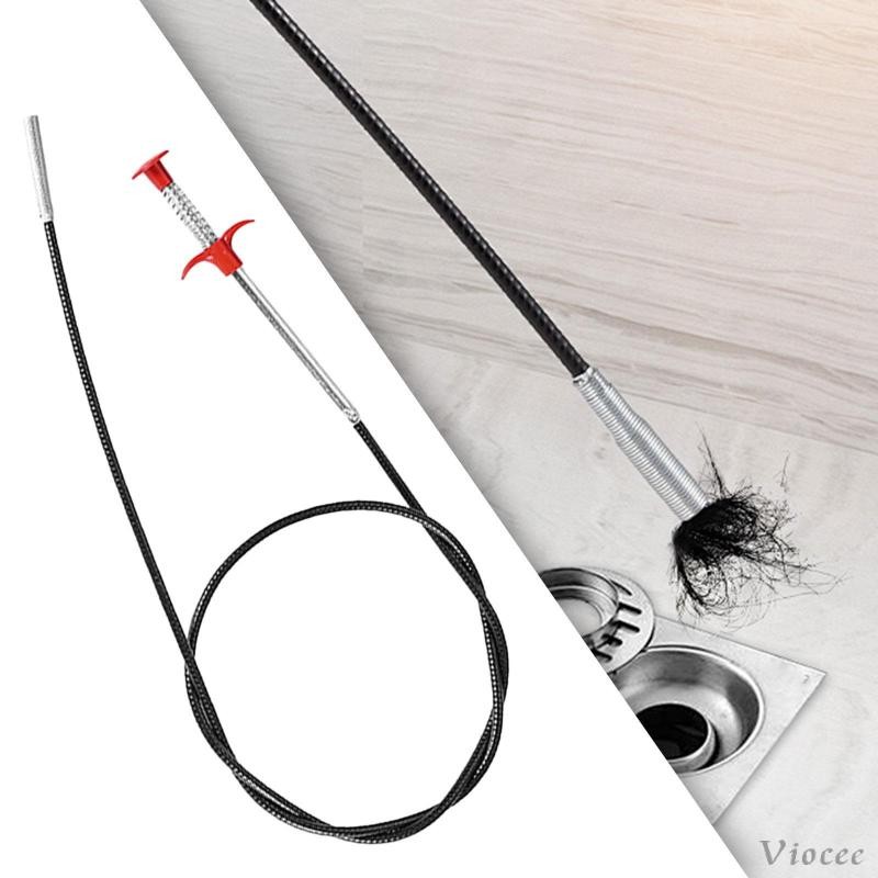 [Viocee] Snake Hair Drain Clog Remover Tool น้ํายาทําความสะอาดท่อระบายน้ําอ่างล้างจานสําหรับท่อระบาย