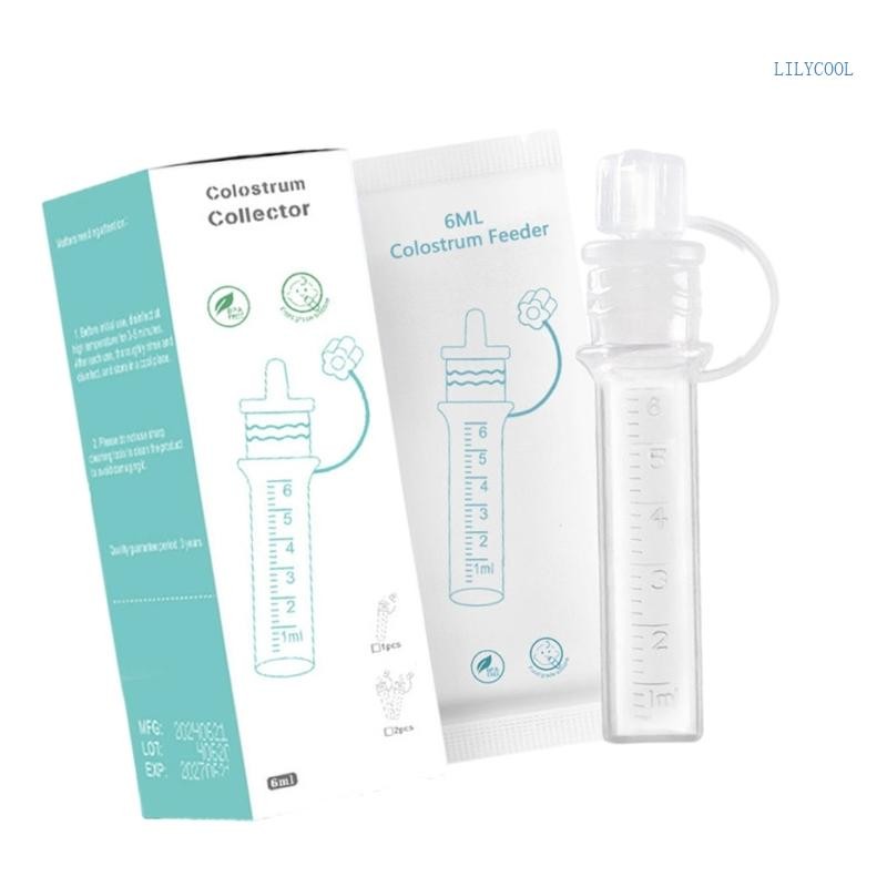 CH * 2 ชิ้น Colostrum Collector Easy Breastfeed Milk Storage Solution สําหรับ Colostrum