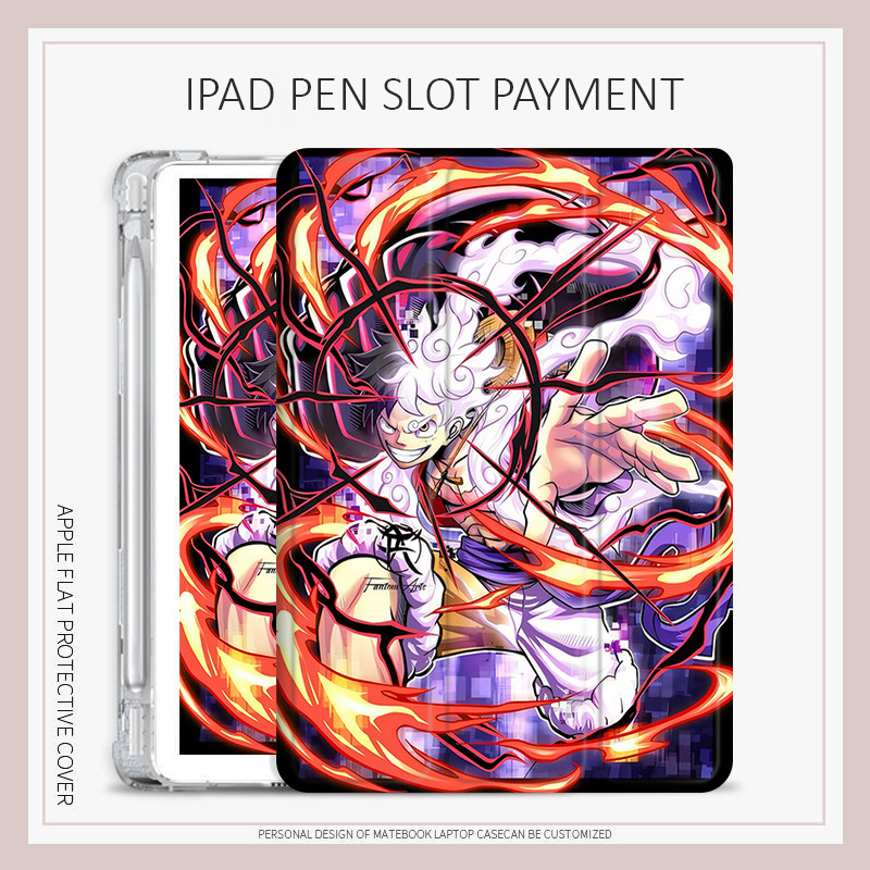 เคส One Piece Gear Five Luffy iPad air4/5/6 10.2 gen7/8/9 mini4/5/6 เคส iPad gen10 pro11 2022 pro12.9 pro13 case