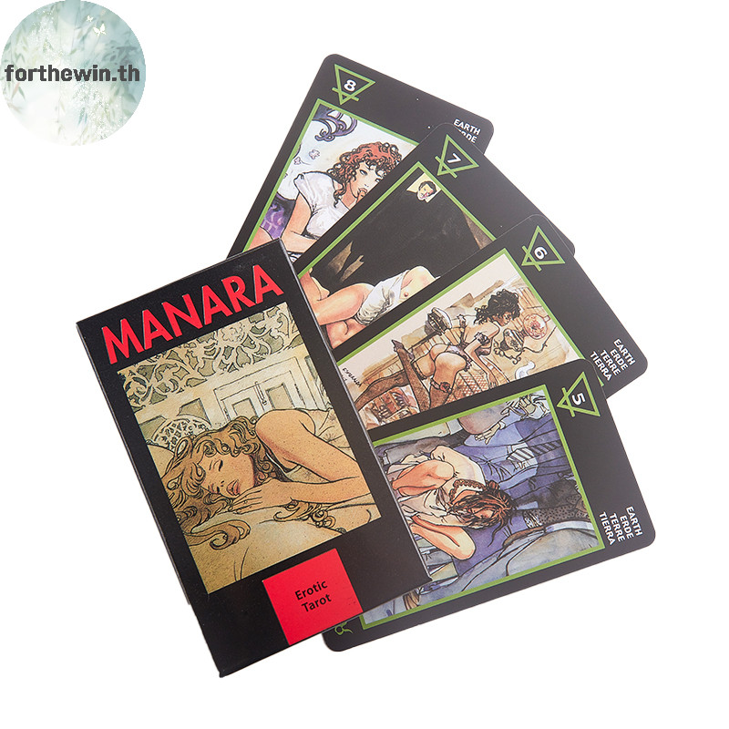 Forthewin ใหม่ Tarot Of Manara ฉบับภาษาอังกฤษ Oracle Divination Fate เกม Deck Tarot th