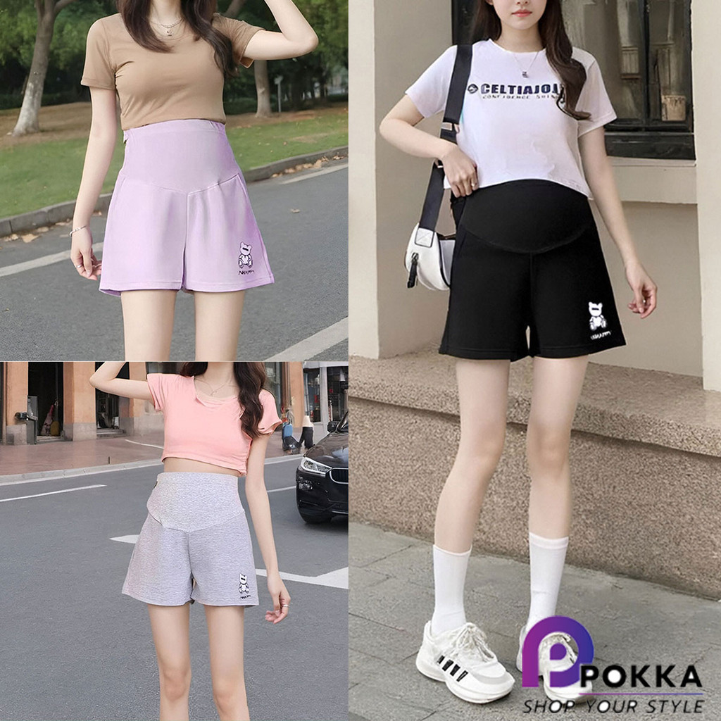 กางเกงขาสั้นสำหรับคนท้อง แบบบาง ขนาดใหญ่ สำหรับฤดูร้อน