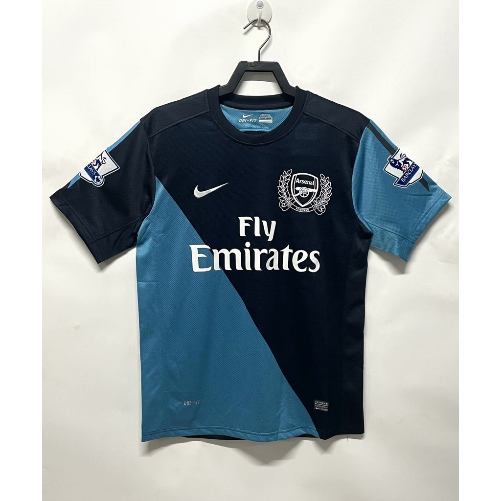 1112 Arsenal away เสื้อกีฬาฟุตบอลย้อนยุคเสื้อยืดแขนสั้น