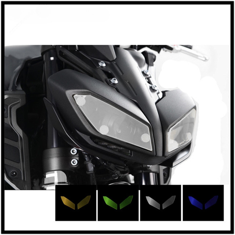 สําหรับ YAMAHA MT-09 MT09 MT 09 2017 2018 อุปกรณ์เสริมรถจักรยานยนต์ไฟหน้าป้องกัน Guard Cover