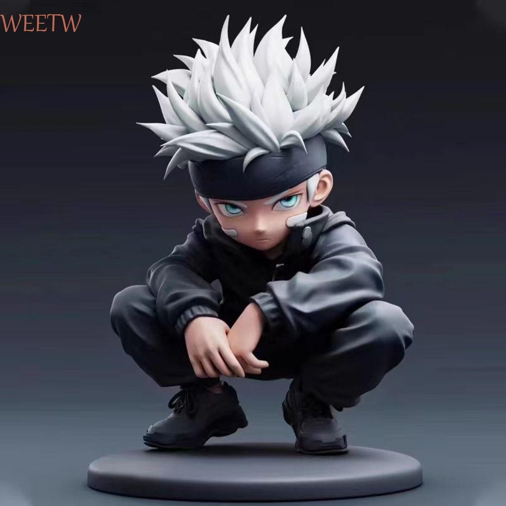 Weekw Jujutsu Kaisen อะนิเมะรูป,มังงะFigurine Animation Peripheral Jujutsu Kaisen Action Figure,เครื่องประดับรถ Gojo Satoru PVC รูปปั้นอะนิเมะตุ๊กตาของเล่นเด็กหญิงชาย
