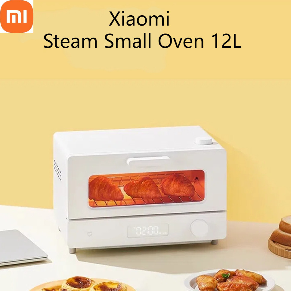 Xiaomi Mijia Steam เตาอบขนาดเล็ก 12L ในครัวเรือนมัลติฟังก์ชั่นควบคุมอุณหภูมิสมาร์ท APP ควบคุมเดสก์ท็อป Mini All-in-One เครื่อง