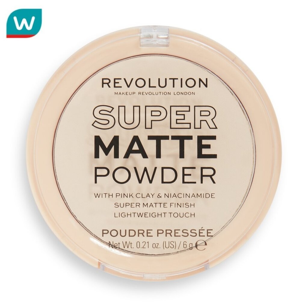 Makeup Revolution เมคอัพ เรฟวอลูชั่น รีเลิฟ ซุปเปอร์ แมท พาวเดอร์ 6ก. ทรานซลูเซ็นท์