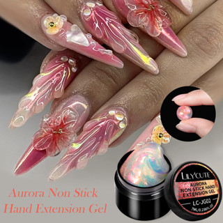 LILYCUTE Aurora Non Stick Hand Solid Extension Gel ยาทาเล็บเ…