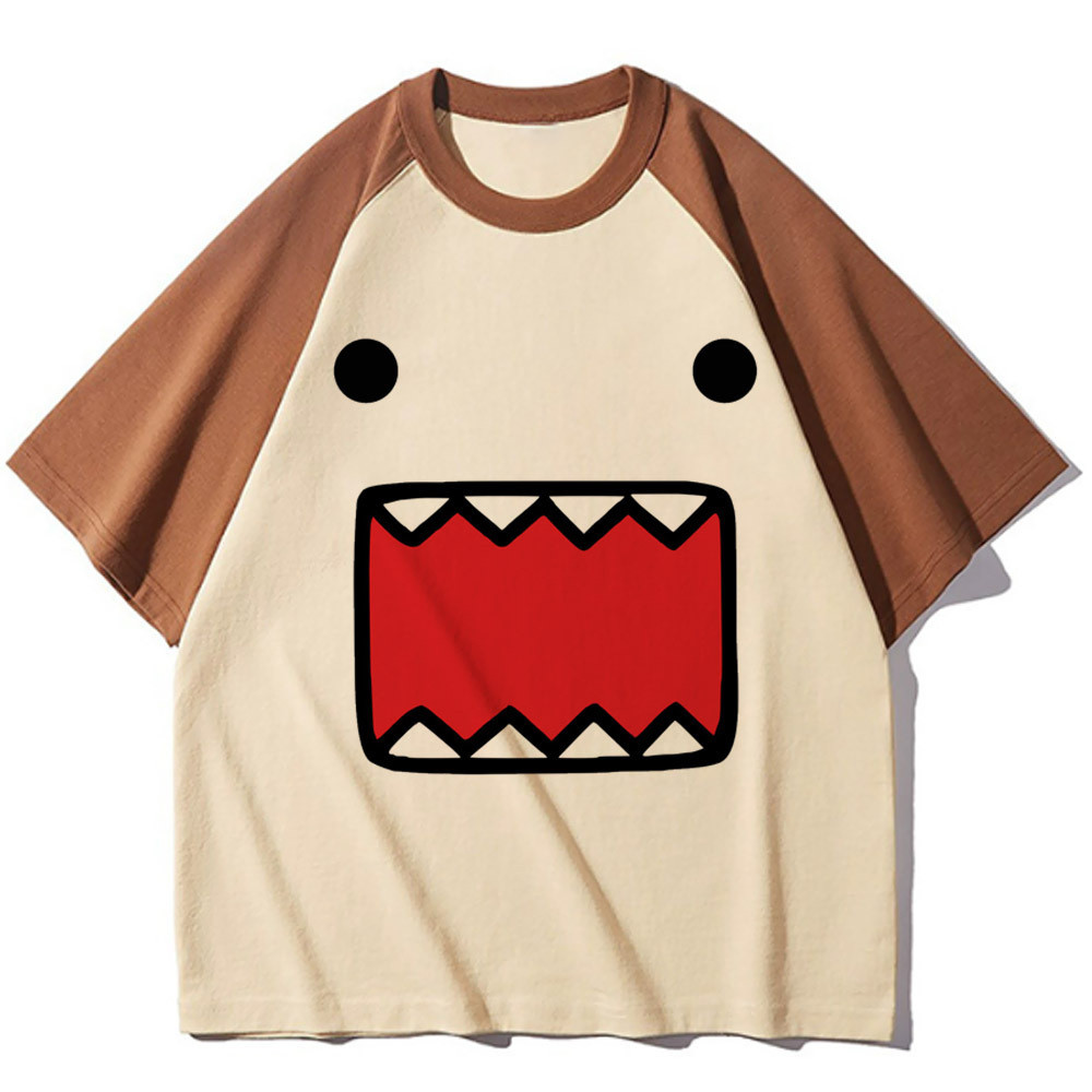 Domo Kun ผู้หญิง streetwear ผ้านุ่ม Tee หญิงมังงะ streetwear เสื้อผ้า