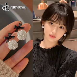 Jojo COCO Sweet Camellia Drop ต่างหูสําหรับผู้หญิงต่างหู Hyp…