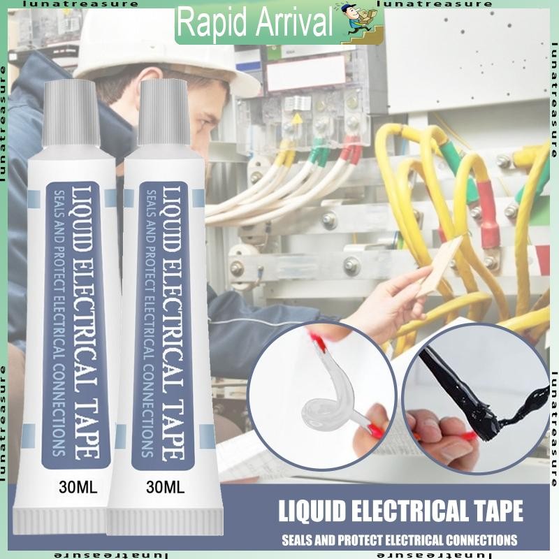 Lun 30ml โคมไฟบอร์ดอิเล็กทรอนิกส์ Sealant Fast Dry ฉนวนเทปเหลวกันน้ํา