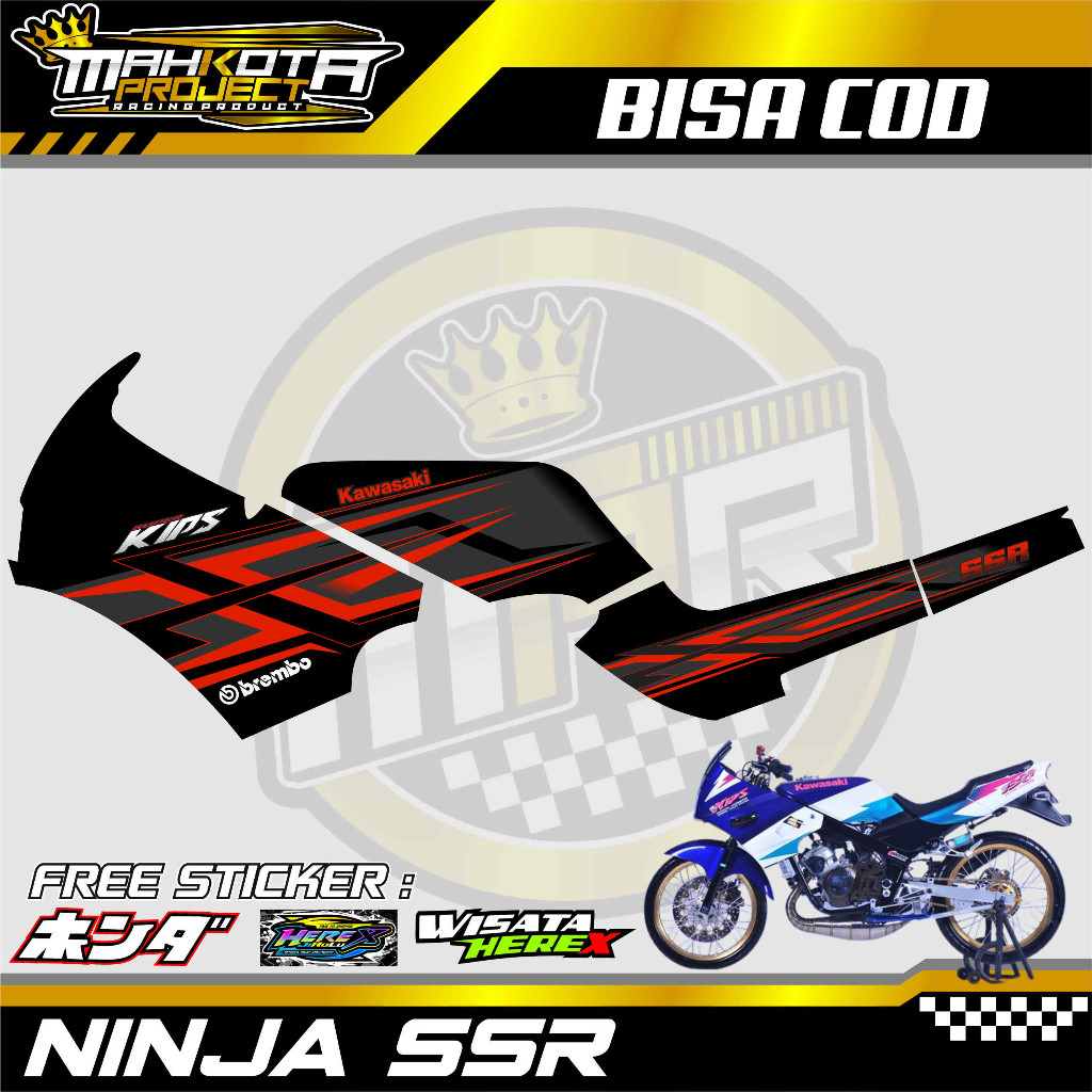 Ninja Ssr Variation Striping / Kawasaki Ninja Ssr Motorcycle List Sticker