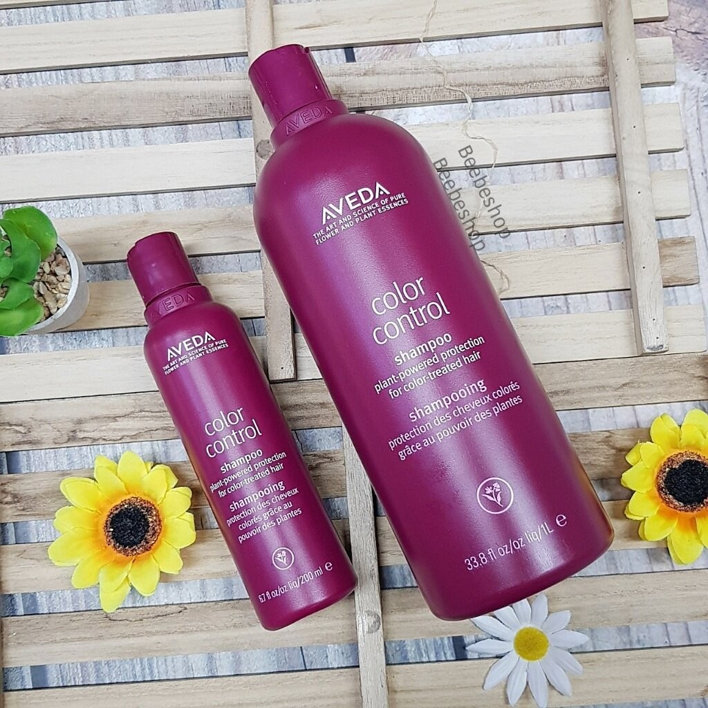 AVEDA แชมพู ครีมนวดผม Color Control Shampoo & Conditioner 200ml - Leave In Treatment Light 150ml สำหรับผมทำสี