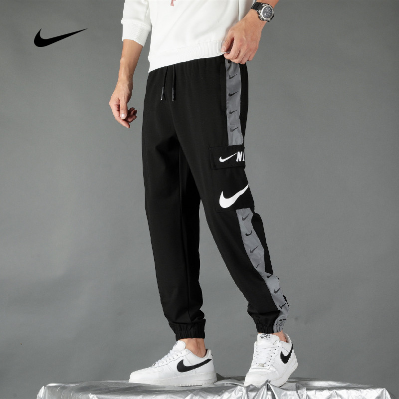 Nlke 100% Original Slimmer Jogger กางเกงสําหรับชายกางเกงผ้าฝ้ายหลวมสําหรับ Unisex