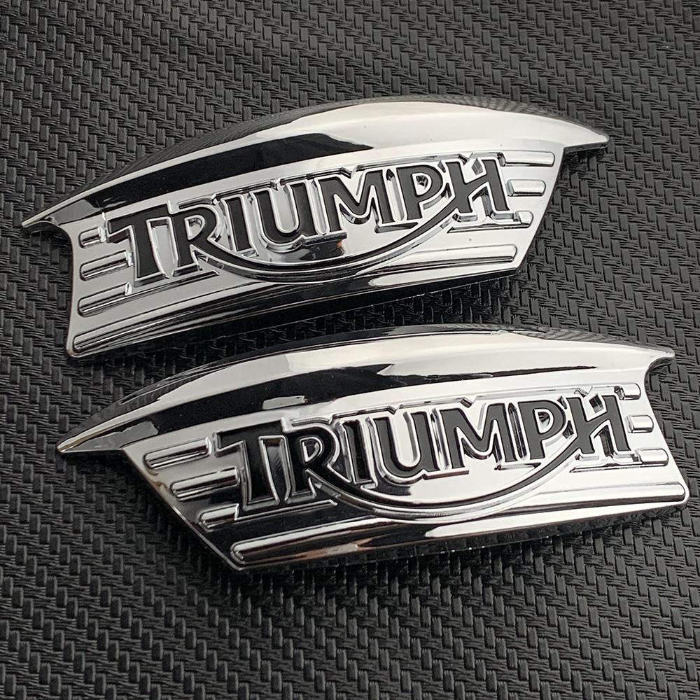 สติกเกอร์ด้านข้างถังน้ํามันเชื้อเพลิงเหมาะสําหรับ Triumph สติกเกอร์ตกแต่งด้านข้างถังน้ํามันเชื้อเพลิงรถจักรยานยนต์ - รูปที่ 3