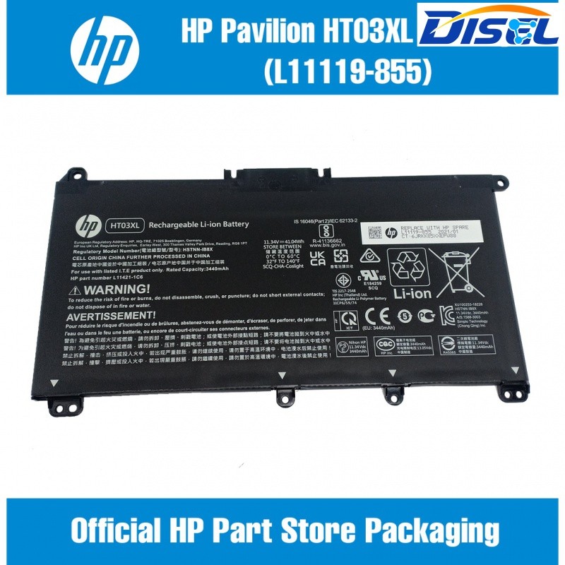 ✿HP Official ht03xl Battery for HP Pavilion 14 15 X360 Battery (L11119-855) - HP Laptop Battery orig