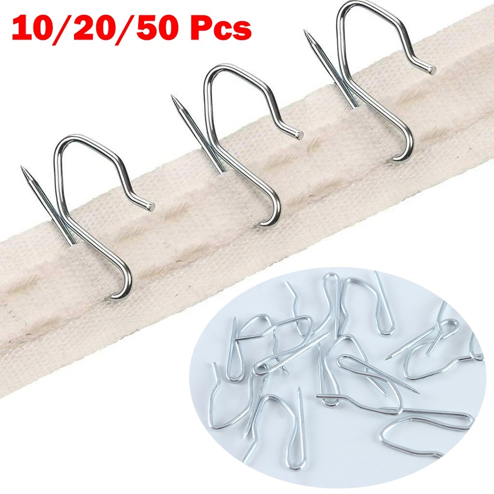 [LSAR] Urtain Hook Metal Pin S Hook Curtain Hook Home Curtain Accessories