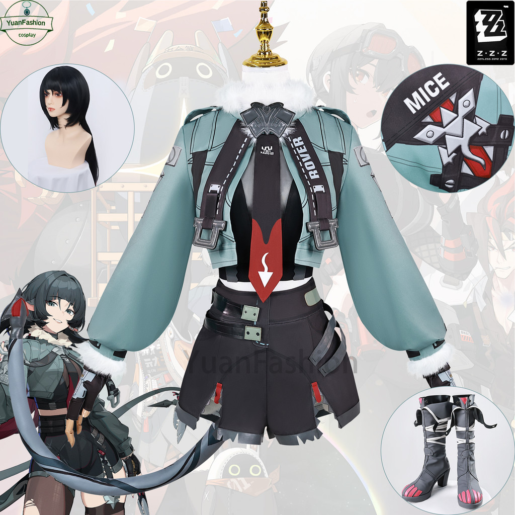 [Pre-Sale] Zenless Zone Zero คอสเพลย์ Jane Doe คอสเพลย์เสื้อผ้าเกมตัวละครคอสเพลย์เสื้อผ้าครบชุดฟื้นฟ