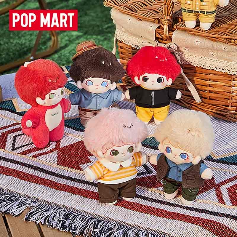 [ของแท้] Popmart Dimoo Jurassic World Series ตุ๊กตาผ้าฝ้ายจี้ยืนยันรูปตุ๊กตาเครื่องประดับของขวัญ