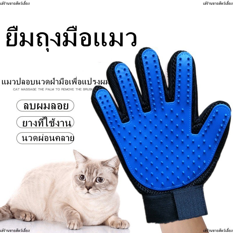 ถุงมือแปรงขน. กำจัดขนสัตว์เลียง หวีขนหมาและขนแมวถุงมือแปรงขนแมว สุนัข