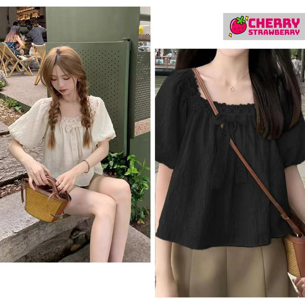 เสื้อผู้หญิงสั้นแขนพอง สำหรับสาว ๆ