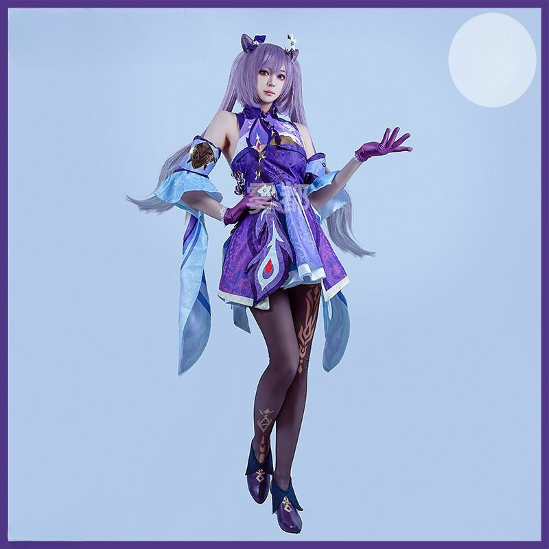 🍀Genshin Impact Keqing Liyue Princess cosplay costume