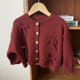 เสื้อผ้าเด็กเกาหลีฤดูใบไม้ร่วงและฤดูหนาวเด็กผู้หญิงเสื้อไหมพ…