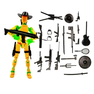 ใหม่ Lucky 13 3D การพิมพ์รุ่น Movable รูป Royal armor Warriors Dummy 13 Action Figure หุ่นยนต์ 13 ของเล่นประกอบรุ่นเด็กของขวัญ
