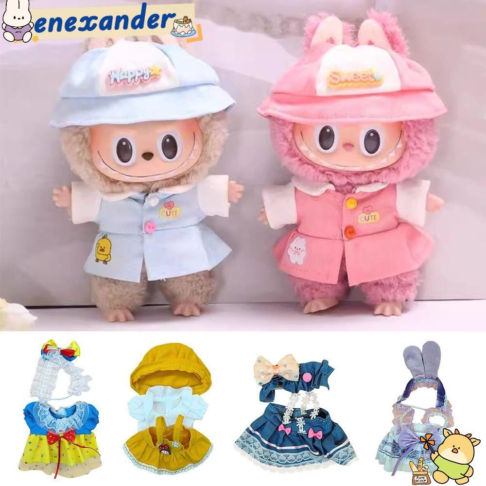 อุปกรณ์เสริมตุ๊กตา ENEXANDER,Handmade Labubu Time To Chill Filled Labubuเสื้อผ้าตุ๊กตา,Cos Gift Bow Sequined Gauzeกระโปรง|เสื้อผ้าตุ๊กตาทํามือ