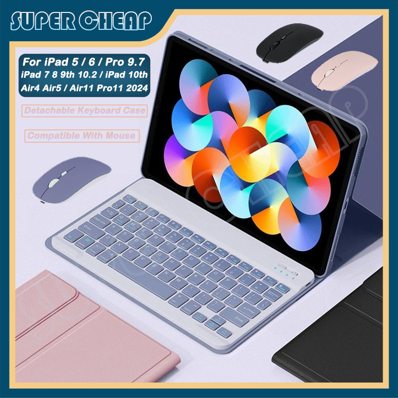 สําหรับ Honor Pad X8a 11 นิ้ว 2024 เคสคีย์บอร์ดแม่เหล็กที่ถอดออกได้ TPU ฝาหลังแบบนุ่ม