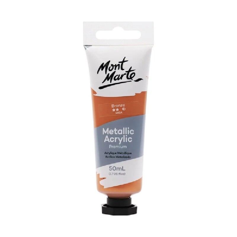 Mont marte สีอะคริลิคเมทัลลิค 50 มล. สี Bronze