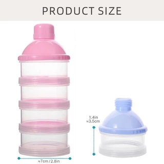 Nan Stackable 4 5 ชั้นกล่องเก็บนมผงเด็ก Safe Formula Dispenser ที่น่าสนใจกล่องเด็กอเนกประสงค์ Feeding Bo