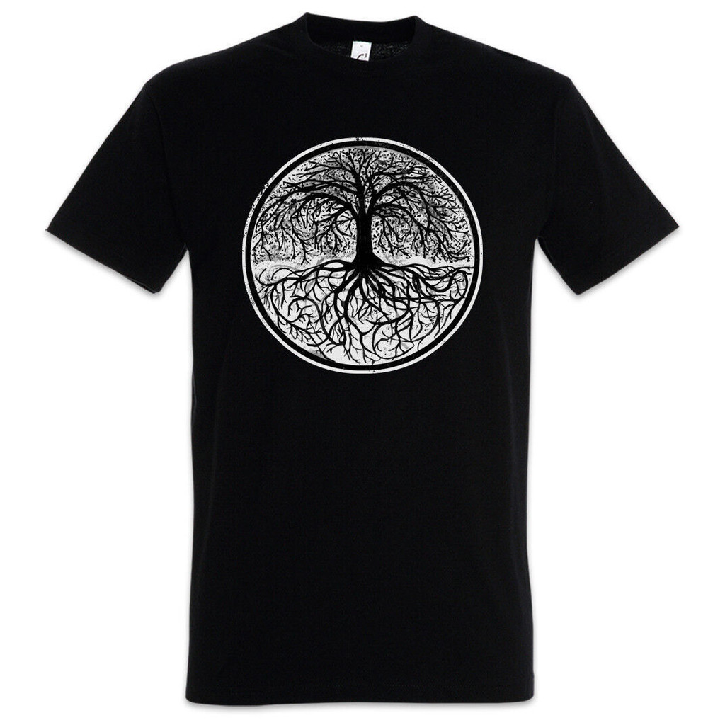 เสื้อยืดโลโก้ Yggdrasil Tree Ii - เสื้อ Arse Celtic Irminsul Of Thor Life