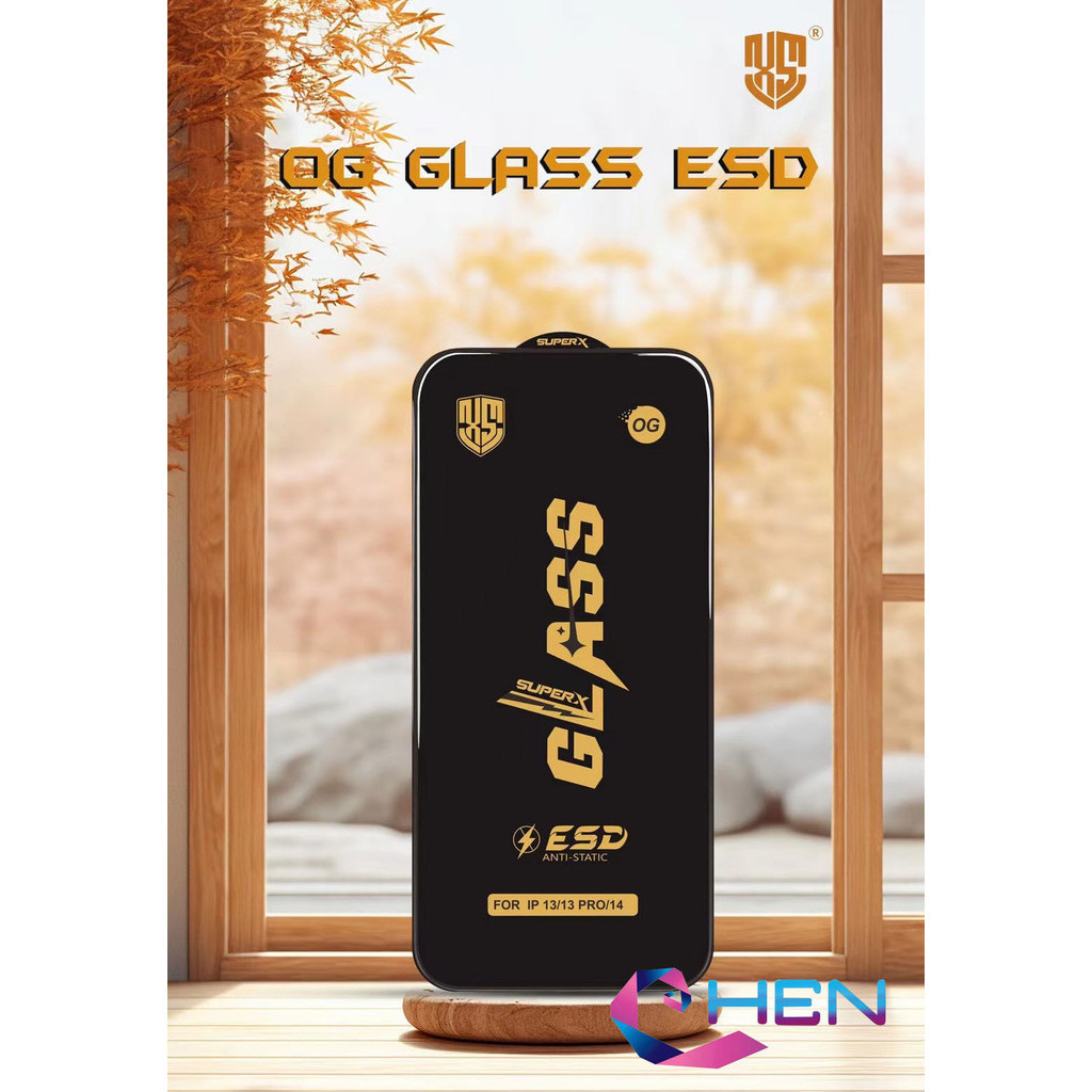 OG glass esd OPPO A98 F23 K11x  A11s A32 A33 2020 A36 A53 4G A53s 4G-ป้องกันไฟฟ้าสถิต กล่องมี10ชิ้น - รูปที่ 2