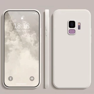 เคส Samsung S9 ,สีทึบ Samsung S9+ / S9 Plus เคสซิลิโคนป้องกันการตกสีธรรมดาเรียบง่าย YT