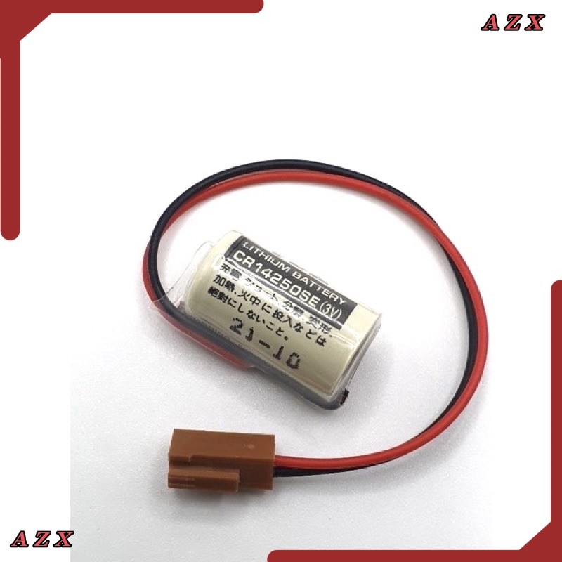 FDK CR14250SE CR14250 14250 3V แบตเตอรี่ลิเธียม FANAC สีน้ำตาล Plug สินค้าพร้อมส่ง